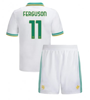 AS Roma Evan Ferguson #11 Tercera Equipación Niños 2025-26 Manga Corta (+ Pantalones cortos)